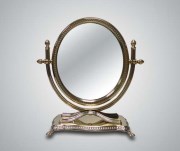 Зеркало настольное из латуни 